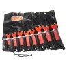 Bahco Insulated Open Ended Spanner Set 8 Pieces 10 to 19 mm Chrome Vanadium Steel 6MV/8T