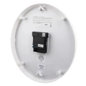 RS PRO Radio Controlled White Analogue Wall Clock 300 mm Diameter Plastic Case Shatterproof Front Lens 669-9252