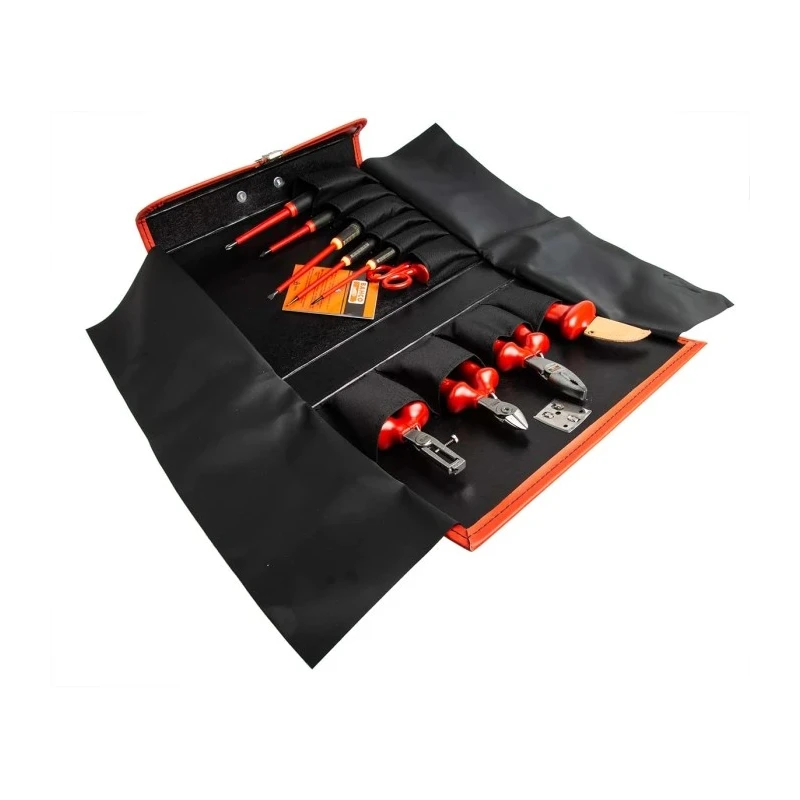 Bahco 10 Piece Electrician Tool Kit with Case VDE 1000V Approved 3045V-1