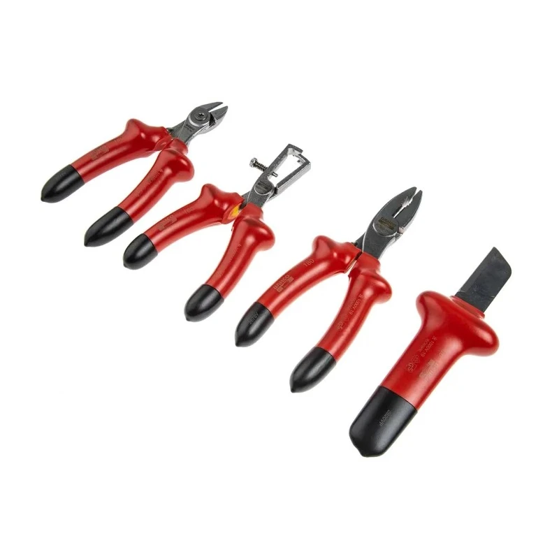 Bahco 10 Piece Electrician Tool Kit with Case VDE 1000V Approved 3045V-1