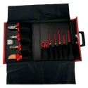 Bahco 10 Piece Electrician Tool Kit with Case VDE 1000V Approved 3045V-1