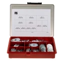 RS PRO 360 Piece Steel Galvanised Mudguard Washer Kit with Sizes 20mm to 50mm 687-9868