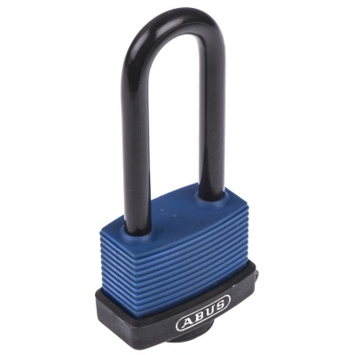 ABUS Weatherproof Keyed Padlock Brass Body Stainless Steel Shackle 8 mm Diameter 63 mm Length 53 mm Width 70IB/45HB63