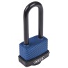 ABUS Weatherproof Keyed Padlock Brass Body Stainless Steel Shackle 8 mm Diameter 63 mm Length 53 mm Width 70IB/45HB63