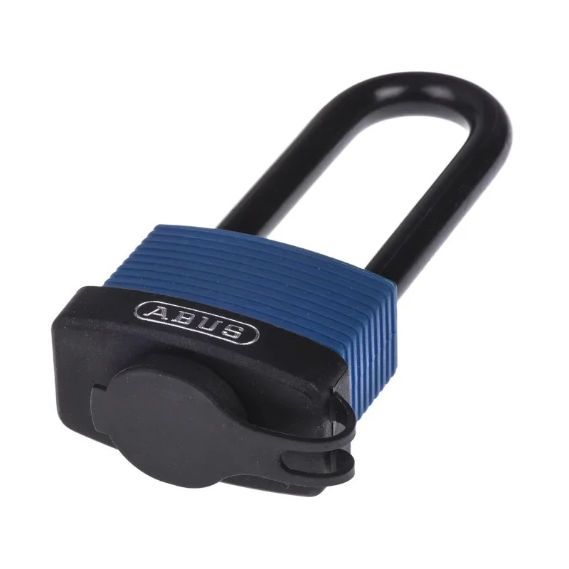 ABUS Weatherproof Keyed Padlock Brass Body Stainless Steel Shackle 8 mm Diameter 63 mm Length 53 mm Width 70IB/45HB63