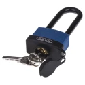 ABUS Weatherproof Keyed Padlock Brass Body Stainless Steel Shackle 8 mm Diameter 63 mm Length 53 mm Width 70IB/45HB63
