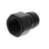John Guest Black Acetal Copolymer Fitting, Male Female, 3/8 in PM450813E