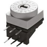 KNITTER-SWITCH Rotary Flush Rotary Coded DIP Switch Through Hole DRR60016