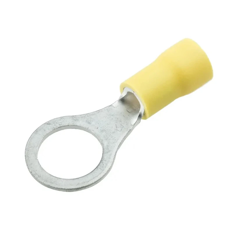 JST FV Insulated Ring Terminal M10 Stud Size Yellow 12 AWG 10 AWG Vinyl Insulation FVWS5.5-10(LF)