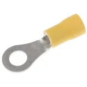 JST FV Insulated Ring Terminal M6 Stud Size 12 AWG to 10 AWG Vinyl Yellow FVWS5.5-6(LF)