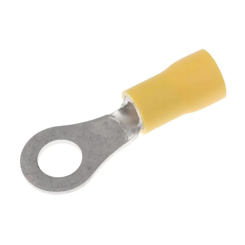 JST FV Insulated Ring Terminal M6 Stud Size 12 AWG to 10 AWG Vinyl Yellow FVWS5.5-6(LF)