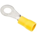 JST FV Insulated Ring Terminal M6 Stud Size 12 AWG to 10 AWG Vinyl Yellow FVWS5.5-6(LF)