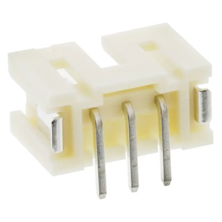 JST PH Series Straight Surface PCB Header 3 Contacts 2 mm Pitch 1 Row Shrouded B3B-PH-SM4-TB(LF)(SN)