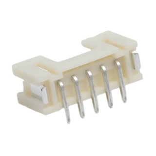 JST PH Series Straight Surface PCB Header 5 Contacts 2 mm Pitch 1 Row Shrouded B5B-PH-SM4-TB(LF)(SN)
