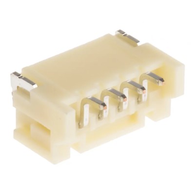 JST PH Series Right Angle Surface PCB Header, 4 Contact(s), 2 mm Pitch, 1 Row, Shrouded S4B-PH-SM4-TB(LF)(SN)