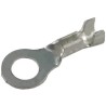 JST LRB Uninsulated Ring Terminal M4 Stud Size 20 AWG - 18 AWG Wire Size, Grey LRB-1.0T-M4