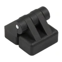 RS PRO Nylon Butt Hinge Black Powder Coated with Knuckle Pin Screw Fixing 30 mm x 30 mm x 25 mm 702-7835