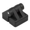RS PRO Nylon Butt Hinge Black Powder Coated with Knuckle Pin Screw Fixing 30 mm x 30 mm x 25 mm 702-7835
