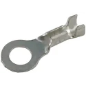 JST Uninsulated Ring Terminal, M5 Stud Size, 20 AWG to 18 AWG Wire Size, Grey LRB-1.0T-M5