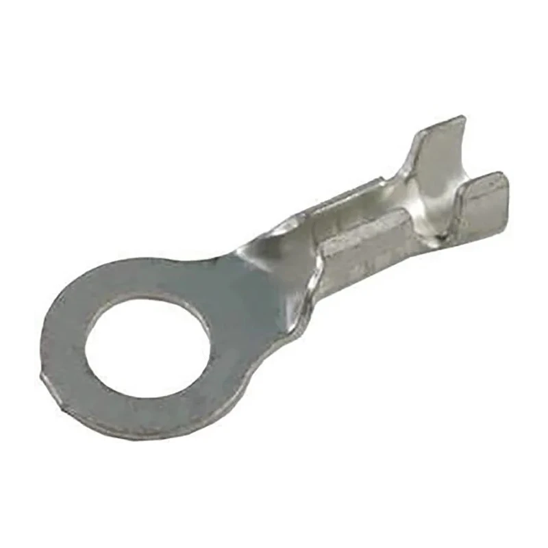 JST Uninsulated Ring Terminal, M5 Stud Size, 20 AWG to 18 AWG Wire Size, Grey LRB-1.0T-M5