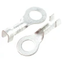 JST Uninsulated Ring Terminal M5 Stud Size 18 AWG to 14 AWG Wire Size Grey LRB-2.5T-M5