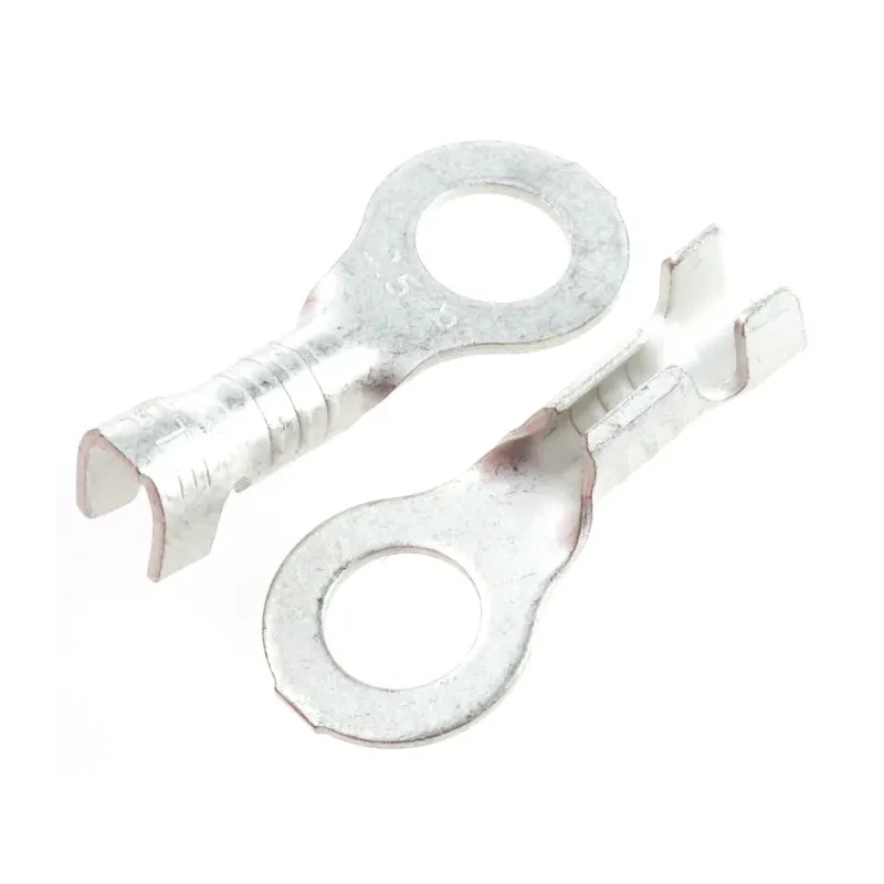 JST Uninsulated Ring Terminal M5 Stud Size 18 AWG to 14 AWG Wire Size Grey LRB-2.5T-M5