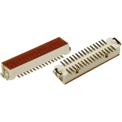 Hirose DF9 Series Straight Surface PCB Header, 31 Contact(s), 1 mm Pitch, 2 Row, Shrouded DF9-31P-1V(32)