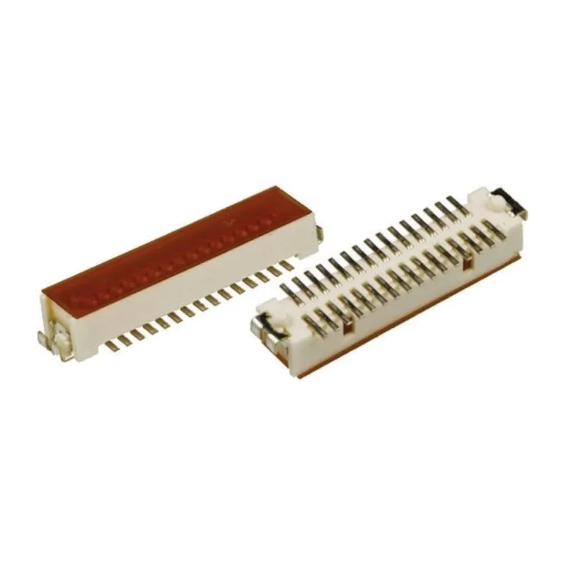 Hirose DF9 Series Straight Surface PCB Header, 31 Contact(s), 1 mm Pitch, 2 Row, Shrouded DF9-31P-1V(32)