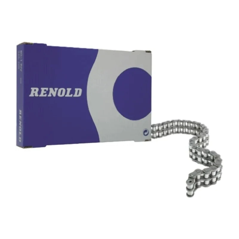 Renold 60-2 Steel Duplex Roller Chain, 3 m Length, 19.05 mm Pitch, 48.1 mm Pin Length, ANSI Standard 60A2
