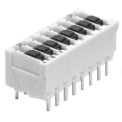 TE Connectivity Slide Rotary Coded DIP Switch Through Hole Solder 5161390-4