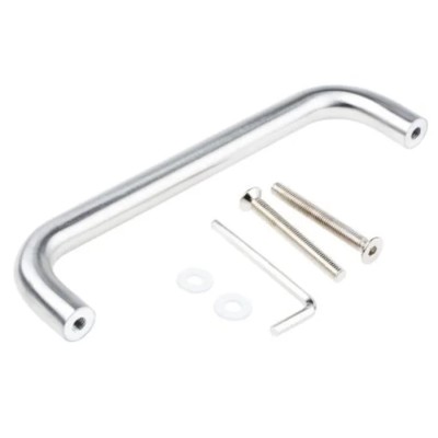 RS PRO Silver Stainless Steel Arch Shape Handle 225 mm Length 726-4188