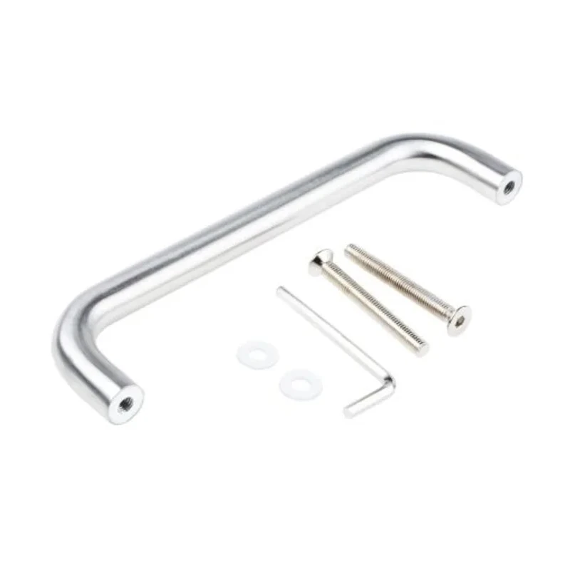 RS PRO Silver Stainless Steel Arch Shape Handle 225 mm Length 726-4188