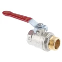 RS PRO Brass Threaded Ball Valve 1 in BSPP, High Pressure, PVC Coated Steel Handle 733-5249