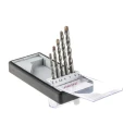 Bosch 5-Piece Masonry Drill Bit Set, Twist Carbide Tip, 5 mm to 8 mm 2607010526