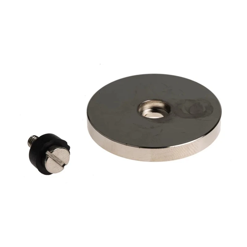 RS PRO Counterpart for 35/40 mm Holding Magnet Nickel-Plated Steel 40 mm Diameter 50 g 739-3255