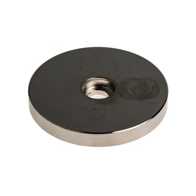 RS PRO Counterpart for 35/40 mm Holding Magnet Nickel-Plated Steel 40 mm Diameter 50 g 739-3255