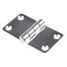 RS PRO Stainless Steel Butt Hinge with Fixed Pin 68 mm x 37 mm x 2 mm 749-1696