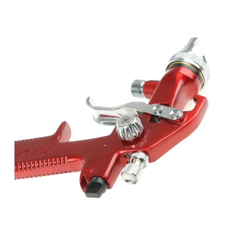 RS PRO 1L Aluminium HVLP Spray Gun with Stainless Steel Nozzle, 6.35 mm Inlet BSP Thread, 43 psi Operating Pressure 787-8881