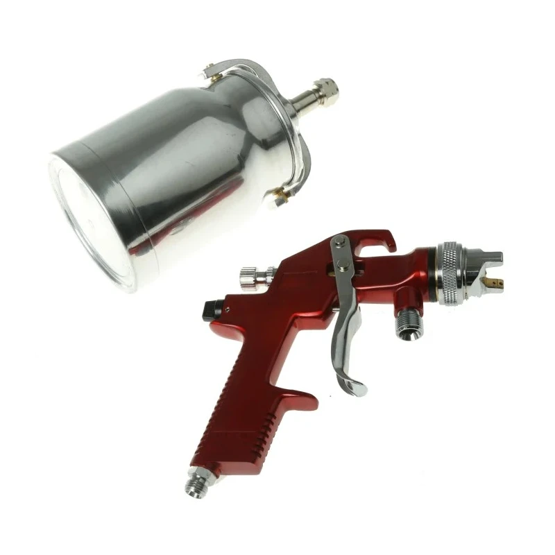 RS PRO 1L Aluminium HVLP Spray Gun with Stainless Steel Nozzle, 6.35 mm Inlet BSP Thread, 43 psi Operating Pressure 787-8881