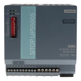 Siemens 24V DC Input Uninterruptible Power Supply SITOP UPS500S 360W Switch Mode Power Supply 6EP1933-2EC41