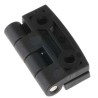 RS PRO Matt Stainless Steel, Glass Reinforced Nylon Polyamide Butt Hinge Screw Fixing 40 mm x 40 mm x 5.2 mm 770-3015