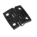 RS PRO Matt Stainless Steel, Glass Reinforced Nylon Polyamide Butt Hinge Screw Fixing 40 mm x 40 mm x 5.2 mm 770-3015