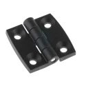 RS PRO Matt Stainless Steel, Glass Reinforced Nylon Polyamide Butt Hinge Screw Fixing 40 mm x 40 mm x 5.2 mm 770-3015