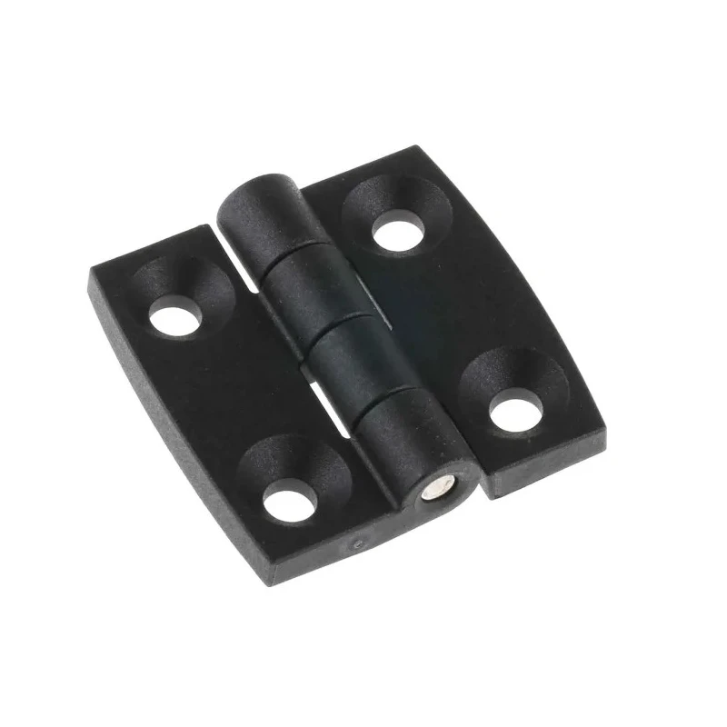 RS PRO Matt Stainless Steel, Glass Reinforced Nylon Polyamide Butt Hinge Screw Fixing 40 mm x 40 mm x 5.2 mm 770-3015