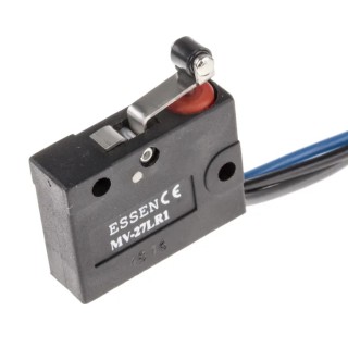 RS PRO Short Roller Lever Micro Switch, Cable Terminal, 5A, 250 V ac, SPCO, IP67 797-2549