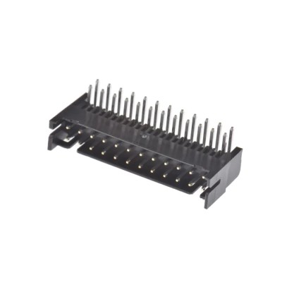 Hirose DF11 Series Right Angle Through Hole PCB Header, 24 Contacts, 2 mm Pitch, 2 Row, Shrouded DF11