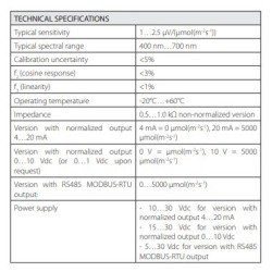 radiometric-probe-for-uva-irradiance-with-typical-spectral-range-400-nm-to-700-nm-60016-2