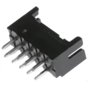 Hirose DF11 Series Straight Through Hole PCB Header, 10 Contacts, 2 mm Pitch, 2 Row, Shrouded DF11