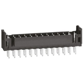 Hirose DF11 Series Straight Through Hole PCB Header 26 Contacts 2 mm Pitch 2 Row Shrouded DF11