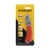 Stanley Safety Knife with Straight Steel Blade 60 mm Retractable Utility Knife 0-10-243